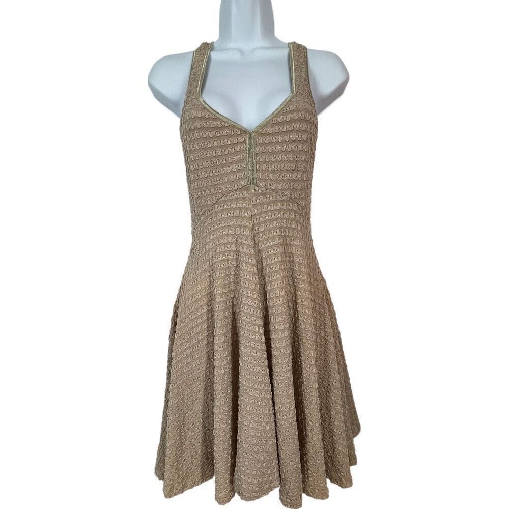 French designer Group size large fit and flare sundress